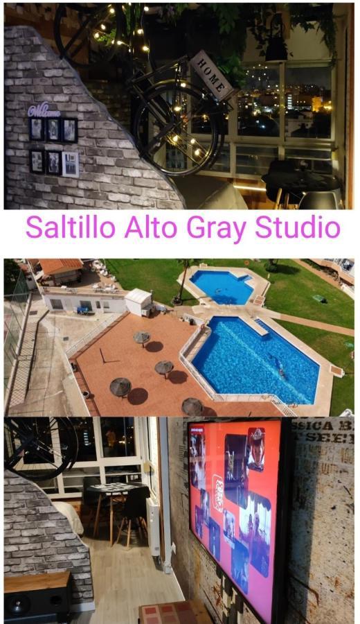Saltillo Alto Gray Studio. Vistas Al Mar Y Piscina Torremolinos Exterior foto